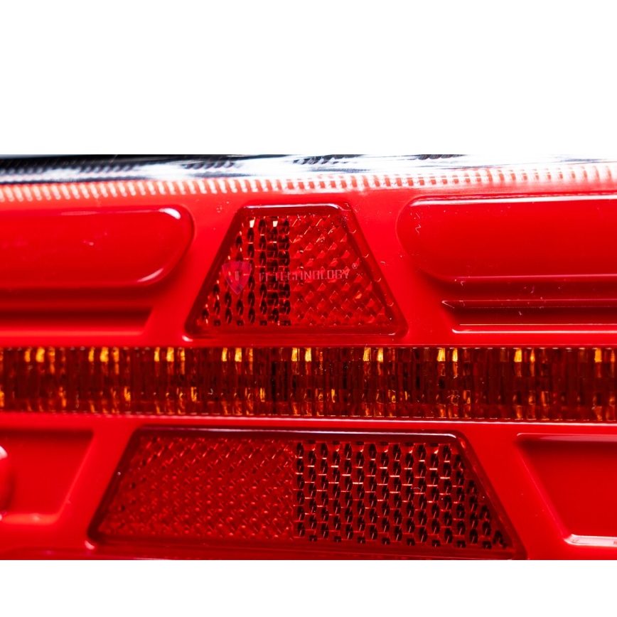 LED Комбіноване світло з динамічним миготливим сигналом LED/10-30V IP67 правий
