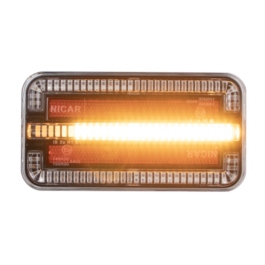 LED Комбіноване світло з динамічним миготливим сигналом LED/12-24V IP65
