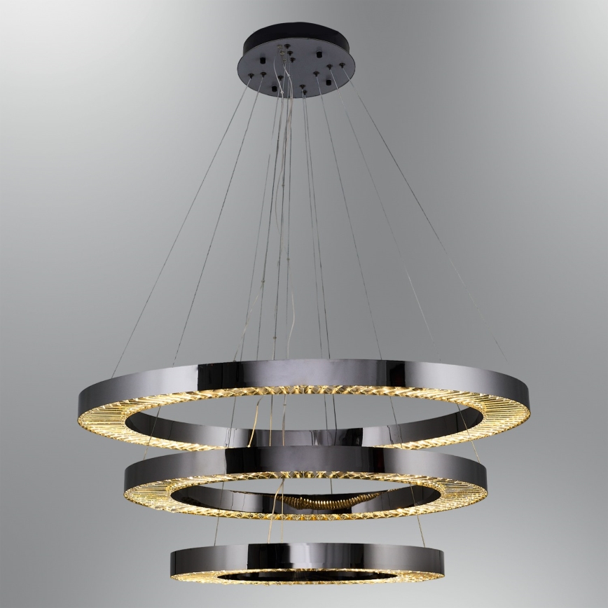 LED Кревастове Фоцикм JESI LED/99W/230V 3000K діаметр 100 см сріблястий