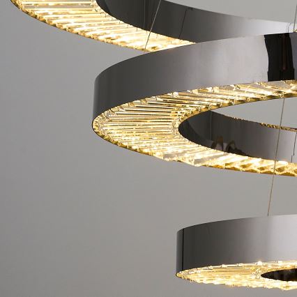 LED Кревастове Фоцикм JESI LED/99W/230V 3000K діаметр 100 см сріблястий