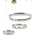 LED кришталева люстра на тросі THALIA з регулюванням яскравості LED/120W/230V 3000-6000K + пульт дистанційного керування