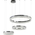 LED кришталева люстра на тросі THALIA, з регулюванням яскравості LED/120W/230V 3000-6000K + пульт дистанційного керування