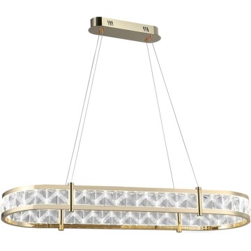 LED кришталева люстра з регульованою яскравістю на тросі ENRIQUE LED/50W//230V 3000-6000K + з пультом дистанційного керування