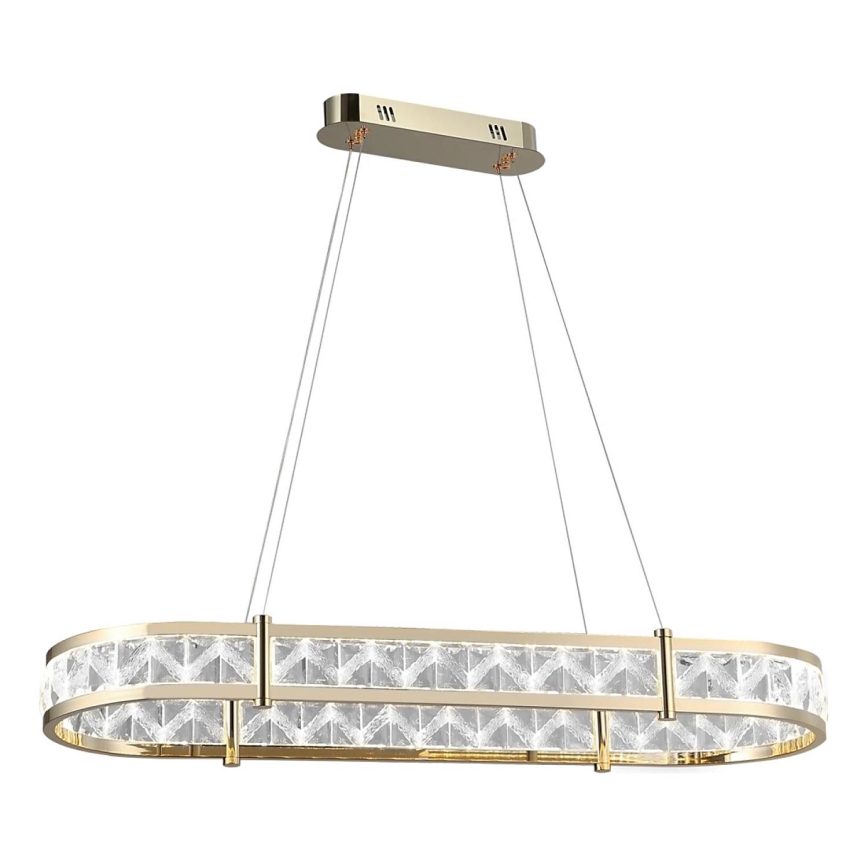 LED кришталева люстра з регульованою яскравістю на тросі ENRIQUE LED/50W//230V 3000-6000K + з пультом дистанційного керування