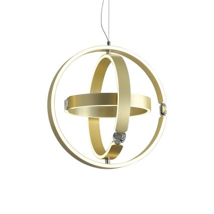 LED Кришталева підвісна люстра SIRIUS LED/80W/230V