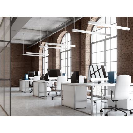 LED2 - LED-люстра на тросі LINO LED/24W/230V 3000K/3500K/4000K 90 см чорна