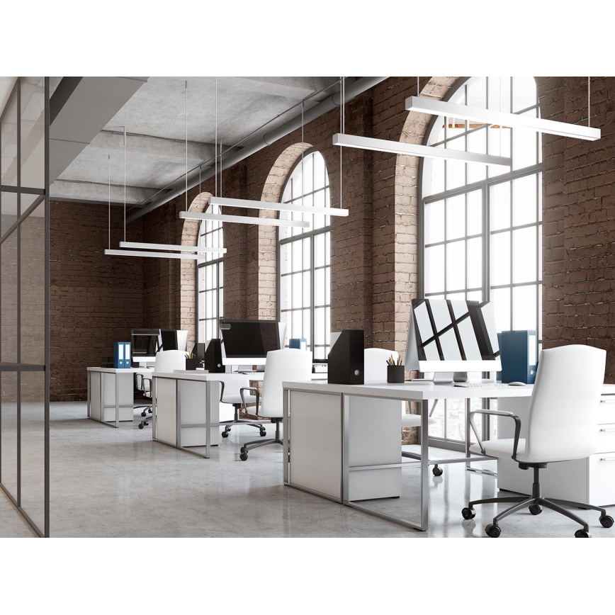 LED2 - LED-люстра на тросі LINO LED/24W/230V 3000K/3500K/4000K 90 см чорна