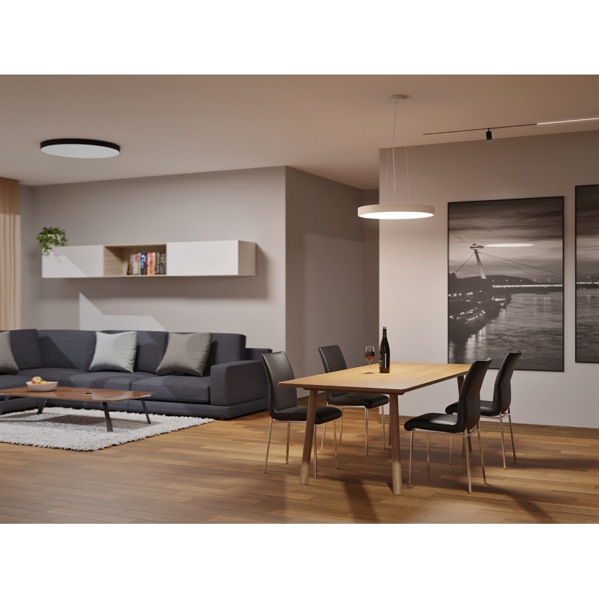 LED2 - LED-подвесной светильник на тросе MONO SLIM LED/30W/230V 3000K/4000K Ø 40 см белый