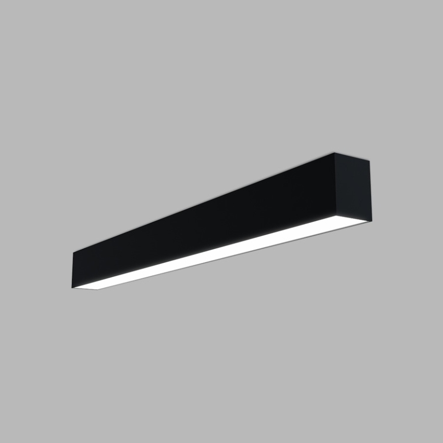 LED2 - LED стельовий світильник LINO LED/24W/230V 3000/3500/4000K 90 см чорний
