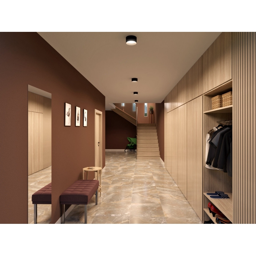 LED2 - LED Точечный светильник ZETA ON LED/8W/230V 3000/3500/4000K диам. 9 см черный