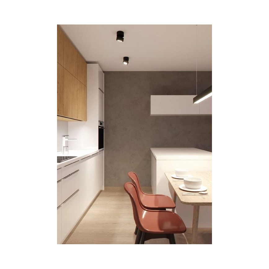 LED2 - LED Точковий світильник KLIP ON LED/11W/230V чорний