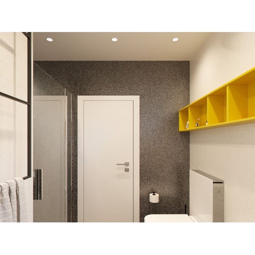 LED2 - LED Точковий вбудований світильник RAY LED/10W/230V білий IP44