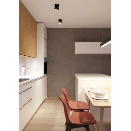 LED2 - LED Точковий світильник KLIP ON LED/11W/230V чорний