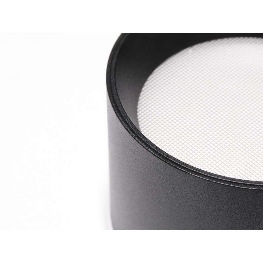 LED2 - LED точковий світильник ZETA ON LED/8W/230V 3000/3500/4000K діам. 9 см чорний