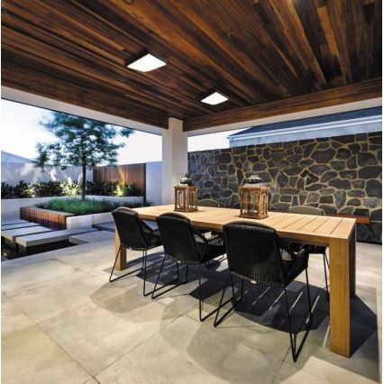 LED2 - LED Вуличний стельовий світильник QUADO LED/10W/230V антрацит IP54