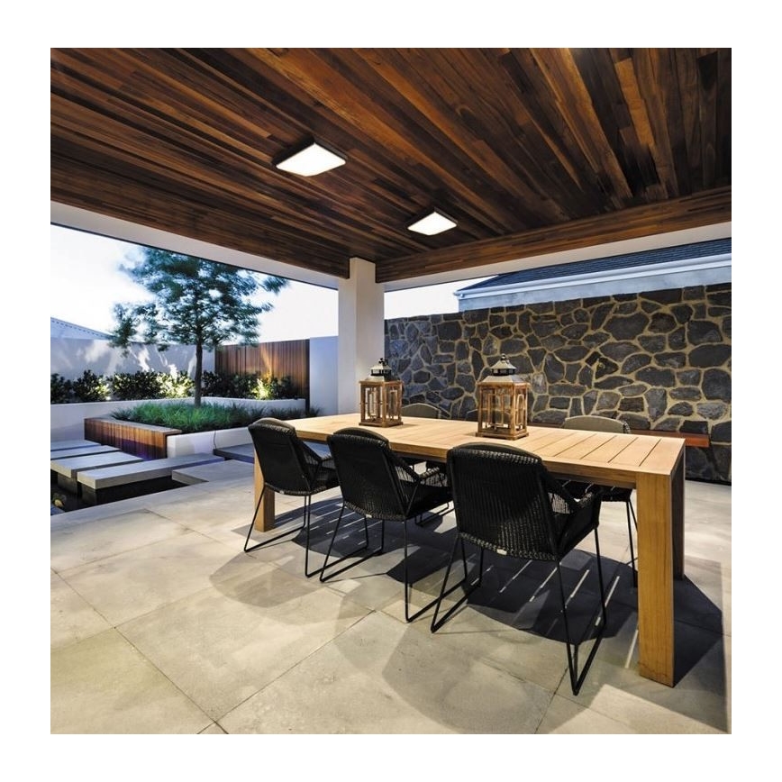 LED2 - LED Вуличний стельовий світильник QUADO LED/10W/230V антрацит IP54
