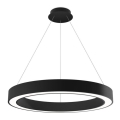 LED2 - Підвісна LED люстра з регулюванням яскравості SATURN LED/60W/230V 3000K/4000K чорний