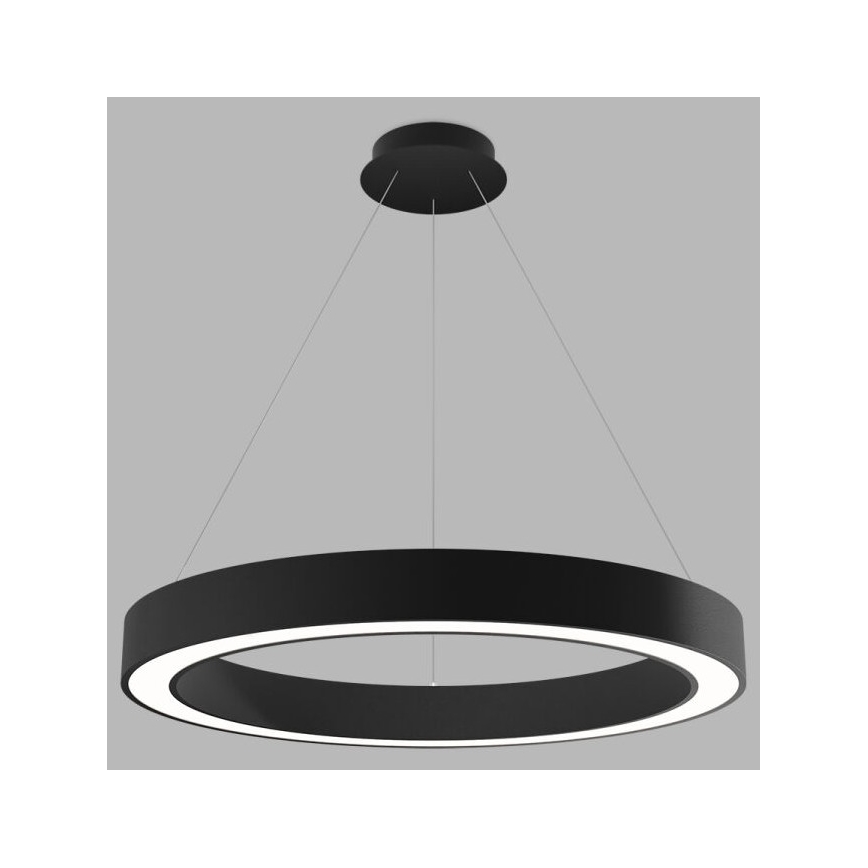 LED2 - Підвісна LED люстра з регулюванням яскравості SATURN LED/60W/230V 3000K/4000K чорний