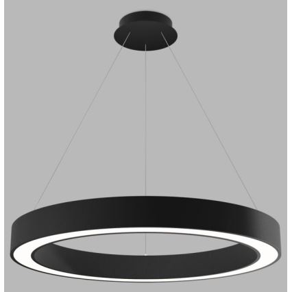 LED2 - Підвісна LED люстра з регулюванням яскравості SATURN LED/60W/230V 3000K/4000K чорний