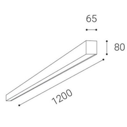 LED2 - Пристельовий LED світильник LINO LED/30W/230V 3000/3500/4000 білий