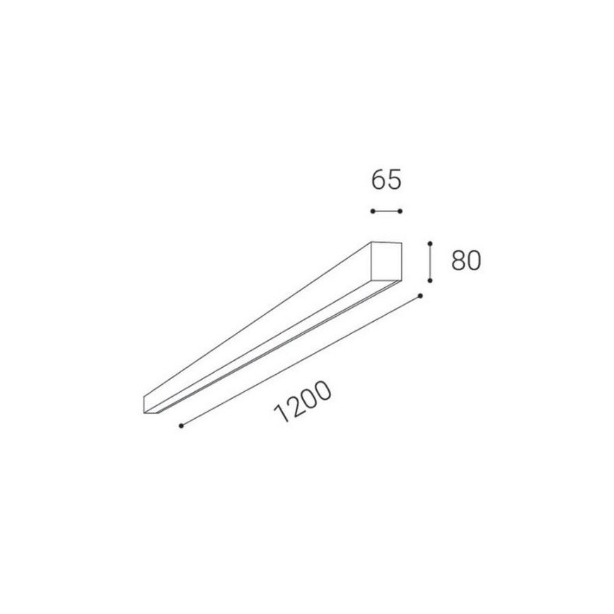 LED2 - Пристельовий LED світильник LINO LED/30W/230V 3000/3500/4000 білий