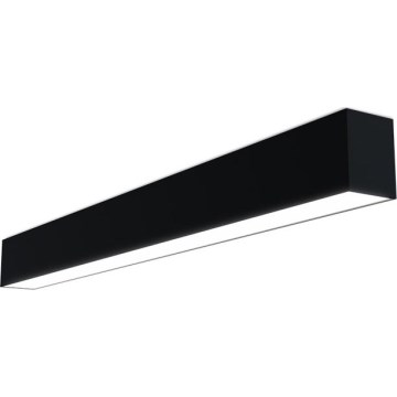 LED2 - Стельовий LED світильник LINO LED/24W/230V 3000K/3500K/4000K чорний 90 см
