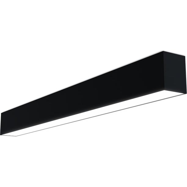 LED2 - Стельовий LED світильник LINO LED/24W/230V 3000K/3500K/4000K чорний 90 см