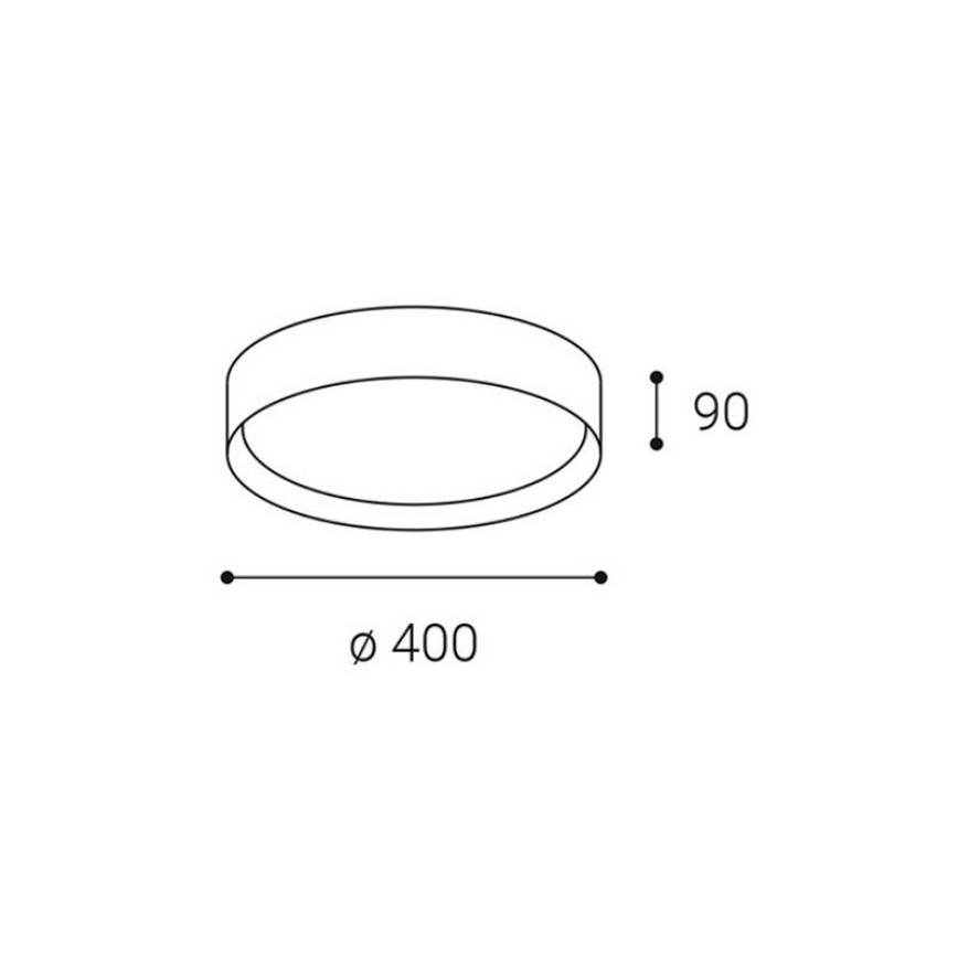 LED2 - Стельовий LED світильник MILA LED/30W/230V 3000/4000K