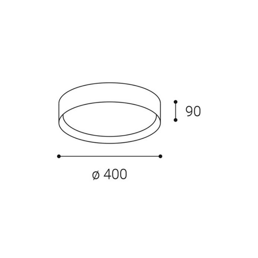 LED2 - Стельовий LED світильник MILA LED/30W/230V 3000/4000K