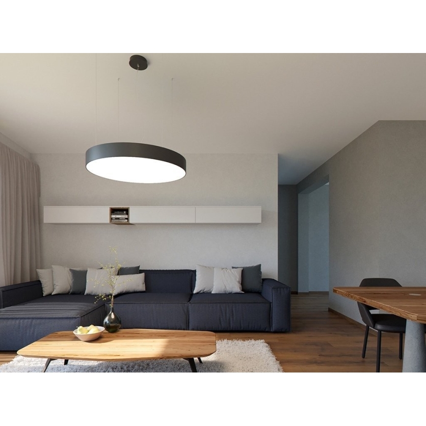 LED2 - Светодиодная подвесная люстра с регулированием яркости MONO LED/100W/230V 3000K/4000K черный