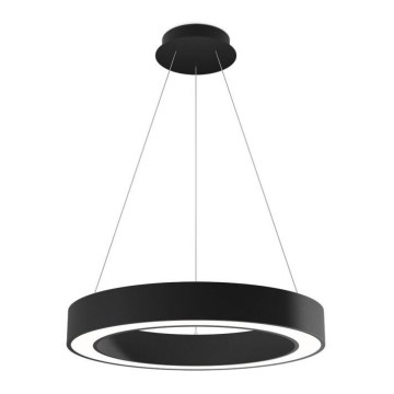 LED2 - Светодиодная подвесная люстра с регулированием яркости SATURN LED/50W/230V 3000K/4000K черный