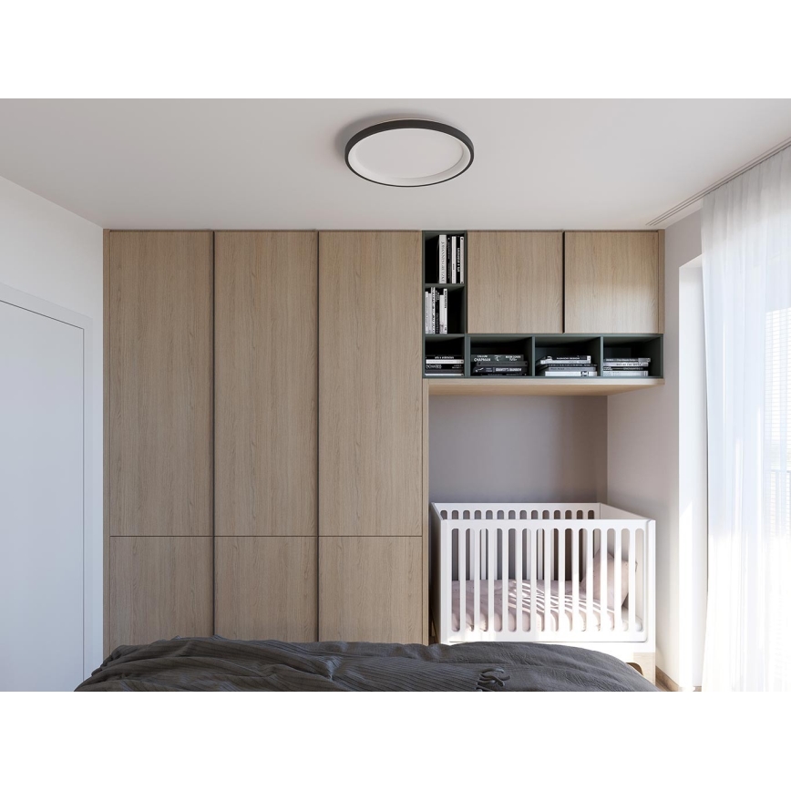 LED2 - Светодиодный потолочный светильник BELLA LED/48W/230V 3000K/4000K черный