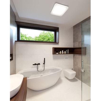 LED2 - Светодиодный потолочный светильник SQUARE LED/12W/230V IP54 3000/4000/5700K