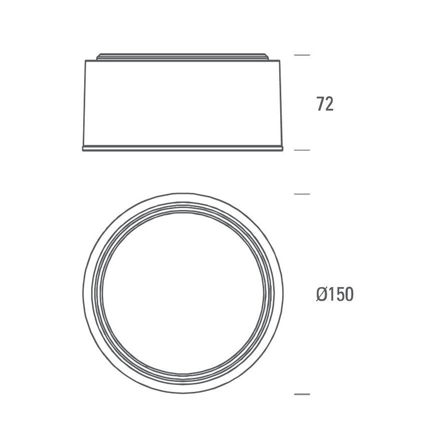 LED2 - Светодиодный потолочный светильник BUTTON LED/17W/230V серебряный
