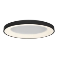 LED2 - Светодиодный потолочный светильник с регулированием яркости BELLA LED/80W/230V 3000K/4000K черный