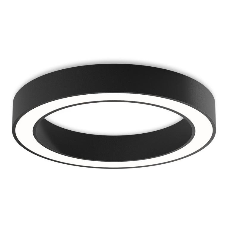 LED2 - Светодиодный потолочный светильник с регулированием яркости SATURN LED/50W/230V 3000K/4000K черный