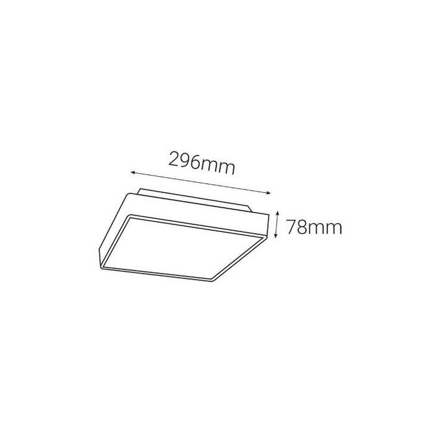 LED2 - Светодиодный уличный светильник с датчиком SOLO LED/16W/230V 3000/4000/6500K IP65