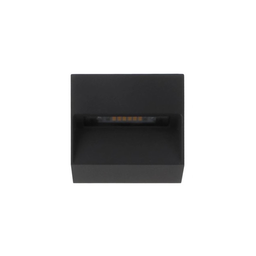 LED2 - Светодиодный уличный настенный светильник STEP ON LED/3W/230V антрацит IP54
