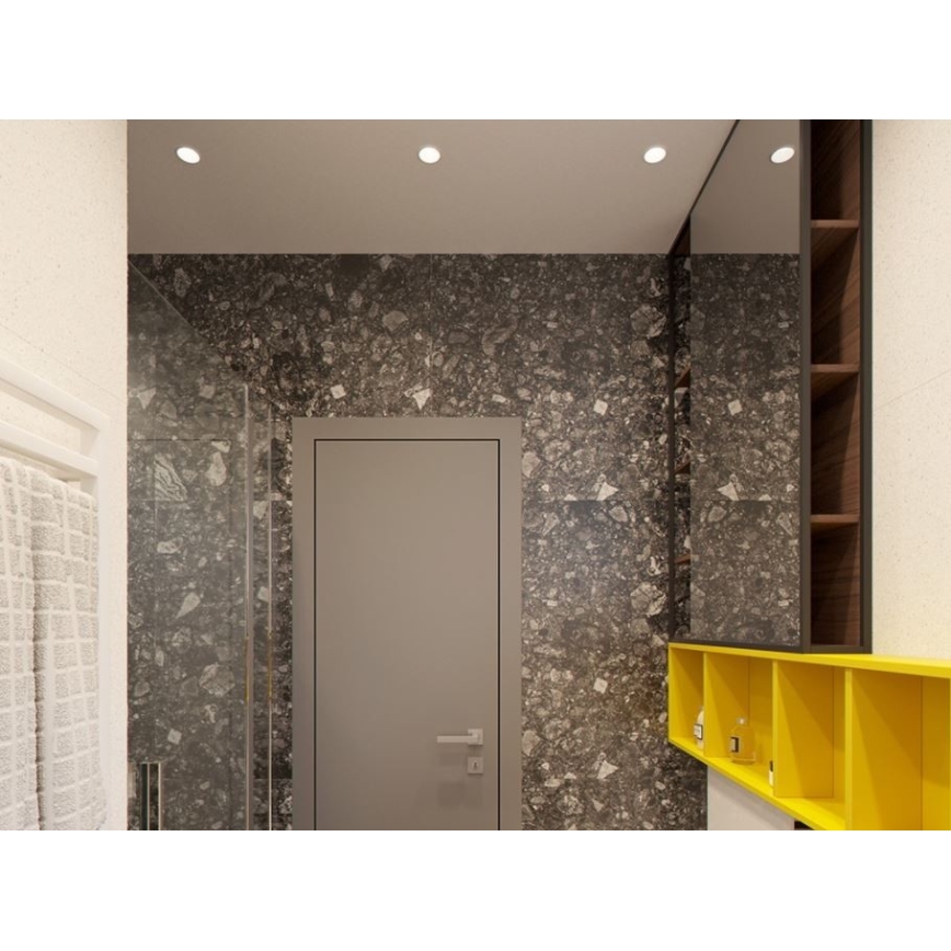 LED2 - Светодиодный встраиваемый точечный светильник RAY LED/10W/230V IP44 белый