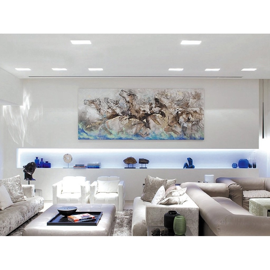 LED2 - Светодиодный встроенный светильник для ванной комнаты SLIM LED/15W/230V IP43 CRI 90