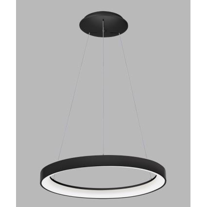 LED2 - Світлодіодна підвісна люстра BELLA LED/48W/230V 3000K/4000K чорний