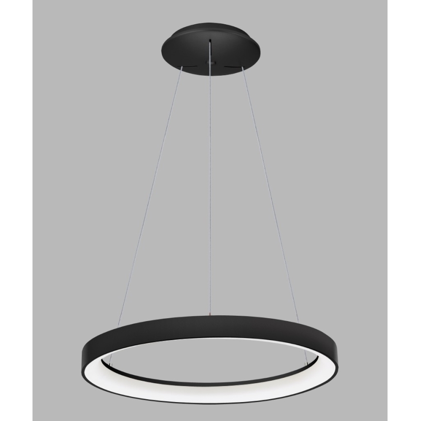 LED2 - Світлодіодна підвісна люстра BELLA LED/48W/230V 3000K/4000K чорний