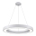 LED2 - Світлодіодна підвісна люстра SATURN LED/80W/230V 3000K діаметр 80 см біла