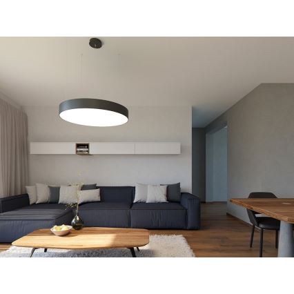 LED2 - Світлодіодна підвісна люстра з регулюванням яскравості MONO LED/100W/230V 3000K/4000K чорний