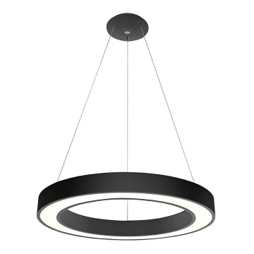 LED2 - Світлодіодна підвісна люстра з регулюванням яскравості SATURN LED/50W/230V 3000K/4000K чорний