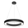 LED2 - Світлодіодна підвісна люстра з регулюванням яскравості SATURN LED/50W/230V 3000K/4000K чорний