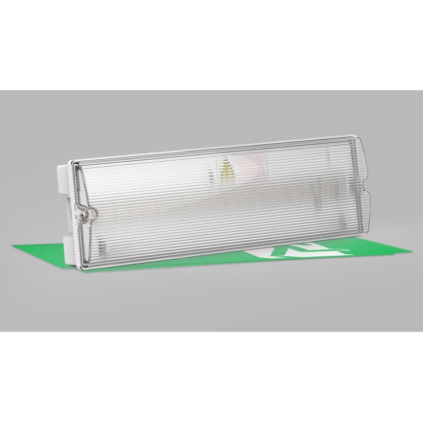 LED2 - Світлодіодний аварійний світильник SAFE ON LED/3W/3,6V 6000K IP65
