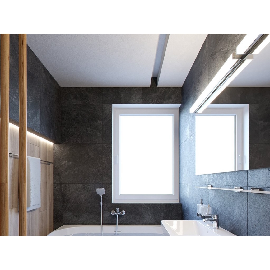 LED2 - Світлодіодний настінний світильник для ванної кімнати QUADRA LED/12W/230V IP44 3000K/4000K