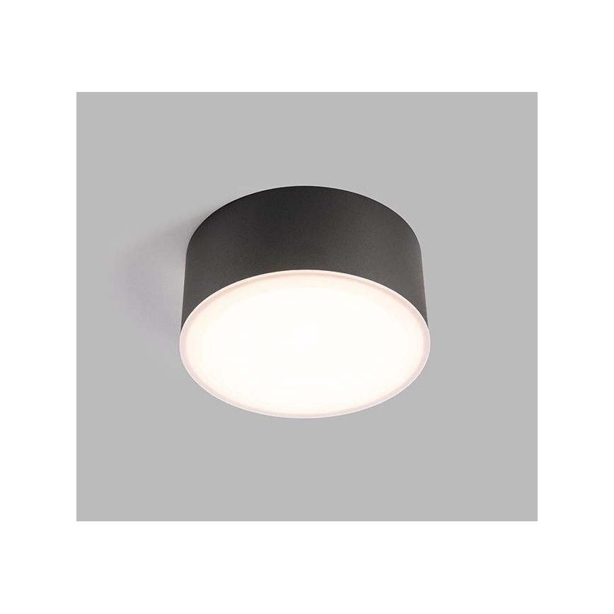 LED2 - Світлодіодний стельовий світильник BUTTON LED/17W/230V антрацит