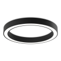 LED2 - Світлодіодний стельовий світильник з регулюванням яскравості SATURN LED/60W/230V 3000K/4000K чорний